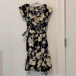 Free People French Quarter Floral Wrap Dress